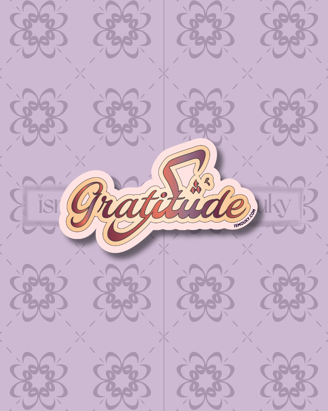 Sticker Gratitude - Shukr - Sunset